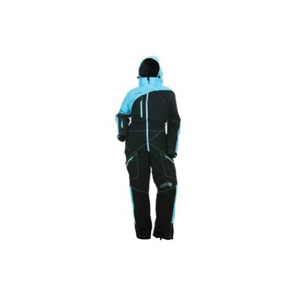 DSG Two-Tone Ski Jacket in Black and Blue
